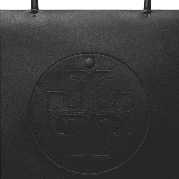 Tory Burch Small Ella Bio Classic Black Tote - Picture 2 of 6